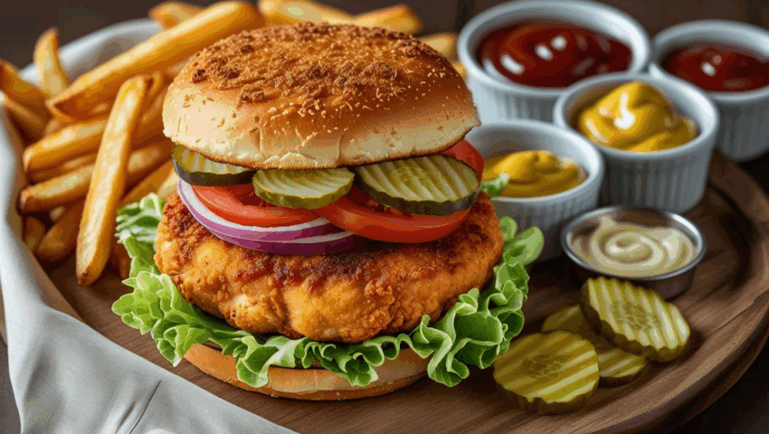 Crispy Chicken Burgare 90g